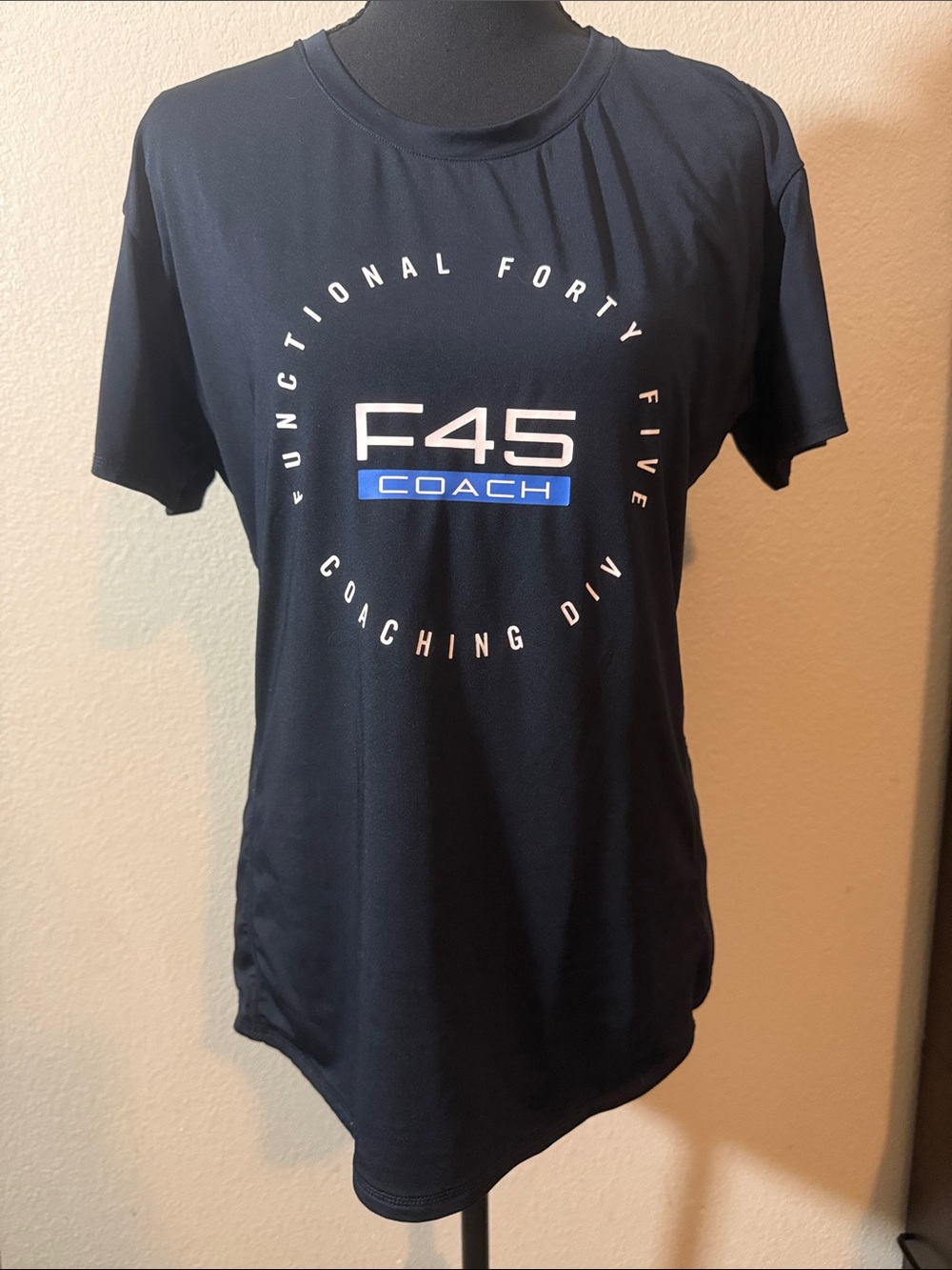 F45 Coach Black Performance T-Shirt